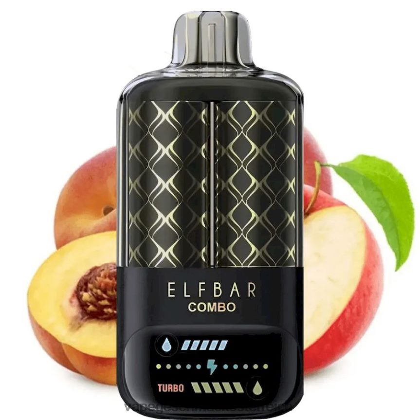 Einweg Vape Österreich - Elf Bar Combo 25000 Apfel und saftiger Pfirsich F6FB4J4