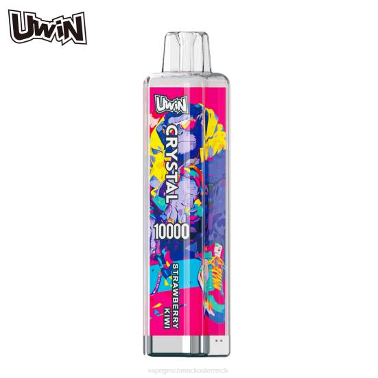 Einweg Vape Österreich - Erdbeer-Kiwi UWIN CRYSTAL 10000 Einweg-Vapes 400B376