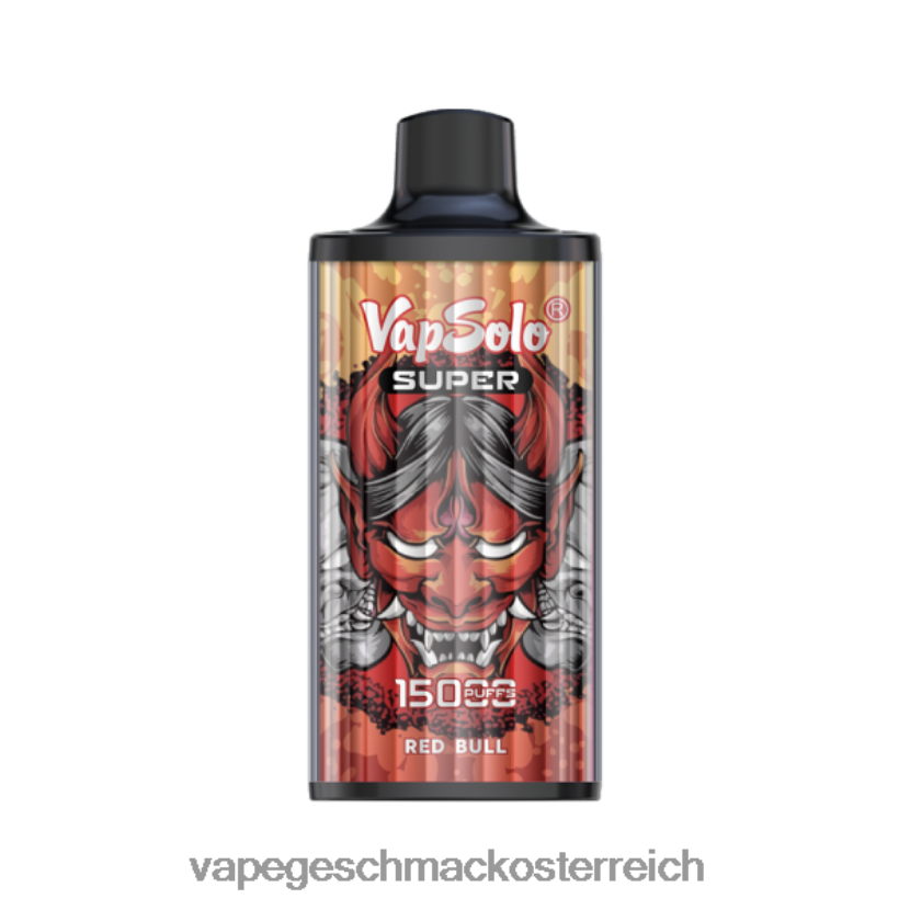 Einweg Vape Österreich - Vapsolo SUPER Einweg-Vapor roter Bulle P268ZR132