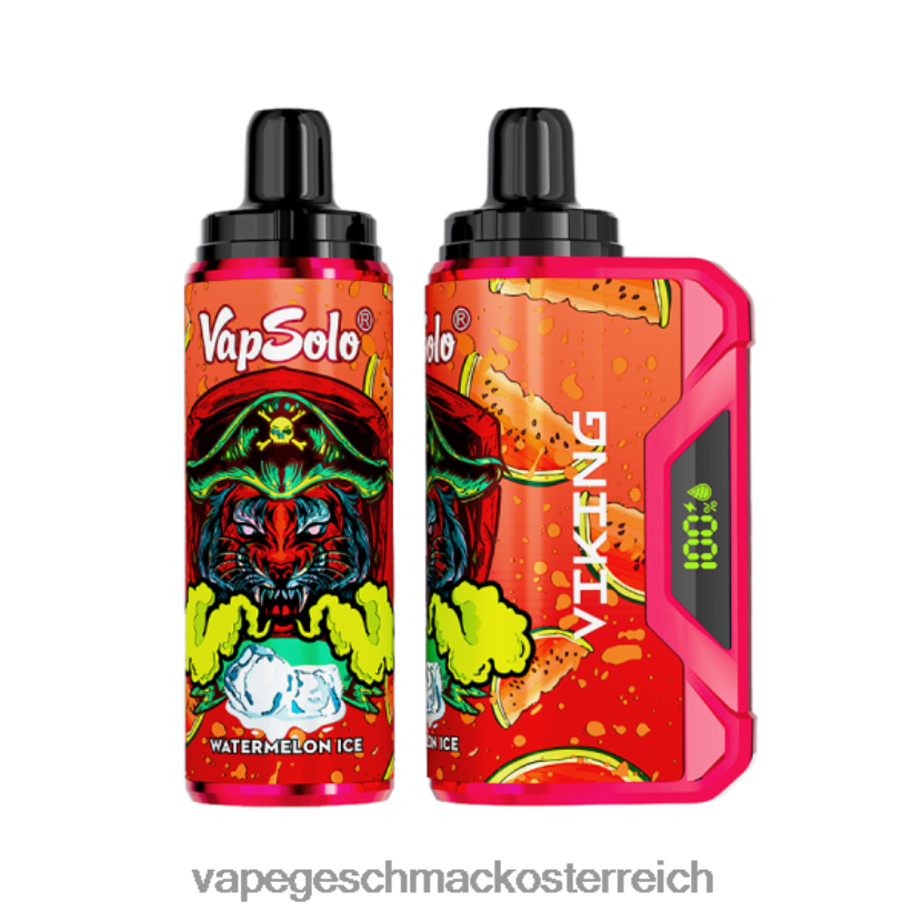Einweg Vape Österreich - Vapsolo VIKING Einweg-Vapor Wassermeloneneis P268ZR160