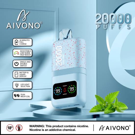 Einweg Vape Österreich - kühle Minze Aivono AIM magic 20000 400B84