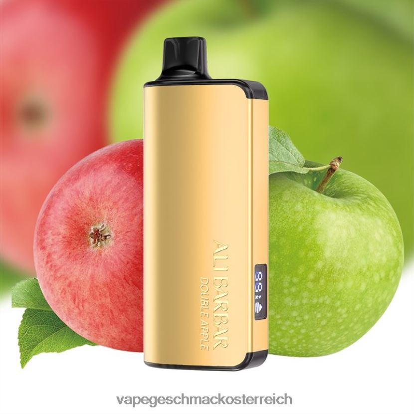 Vape Automat - Alibarbar Ingot 20000 Einweg-Vapes Doppelapfel P268ZR47