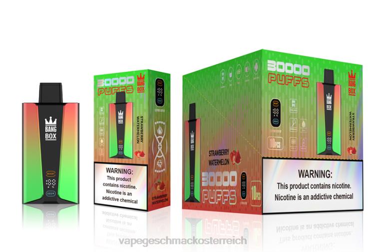 Vape Automat - Bang Box 30.000 Züge intelligenter Bildschirm 8DTH875 Erdbeerwassermelone