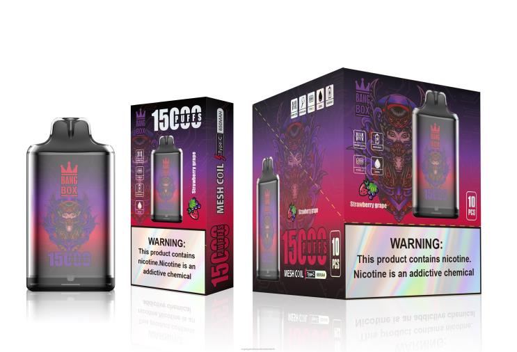 Vape Automat - Bang Box s1-15000 Züge 8DTH8111 Erdbeertraube