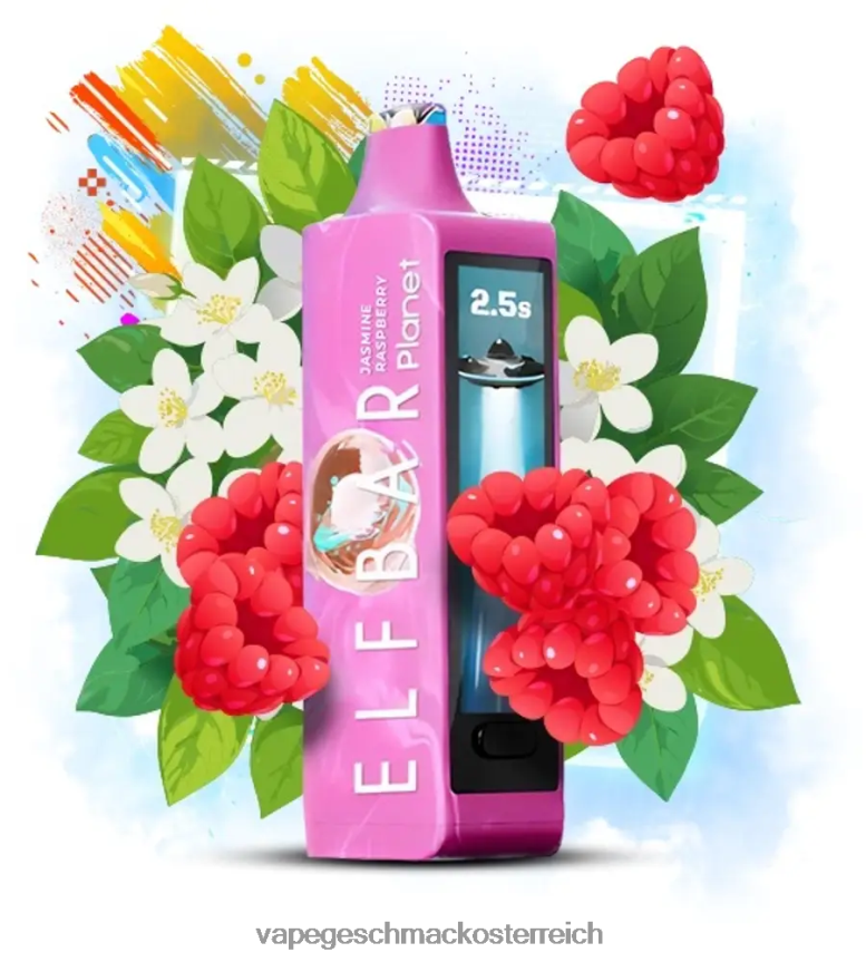 Vape Automat - Elf Bar Planet 25000 Jasmin-Himbeere F6FB4J19