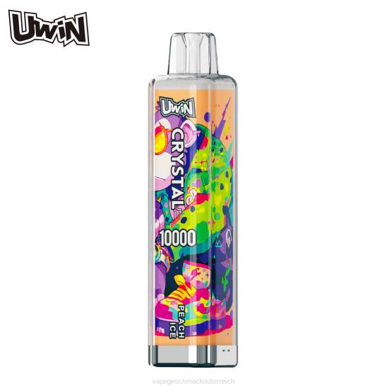 Vape Automat - Pfirsicheis UWIN CRYSTAL 10000 Einweg-Vapes 400B375