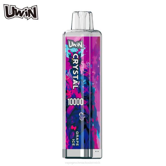 Vape Automat - Traubeneis UWIN CRYSTAL 10000 Einweg-Vapes 400B367