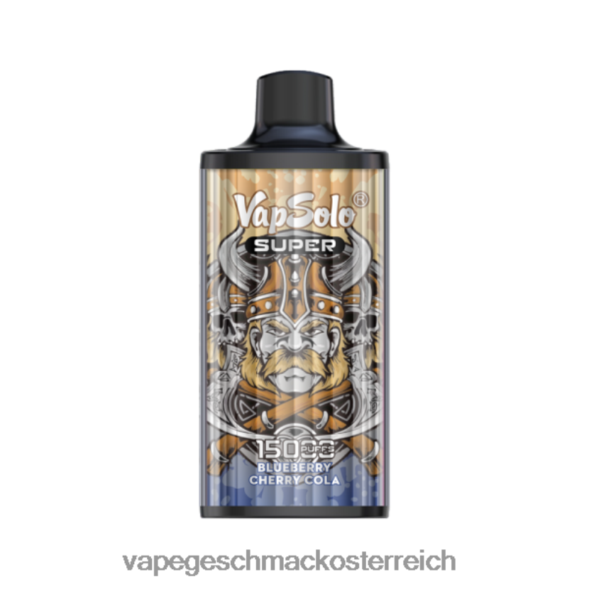 Vape Automat - Vapsolo SUPER Einweg-Vapor Blaubeer-Kirsch-Cola P268ZR127
