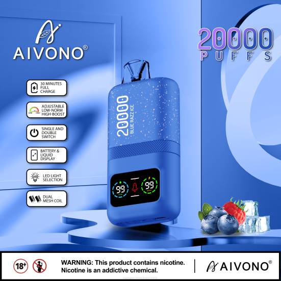 Vape Automat - blaues Razz-Eis Aivono AIM magic 20000 400B79