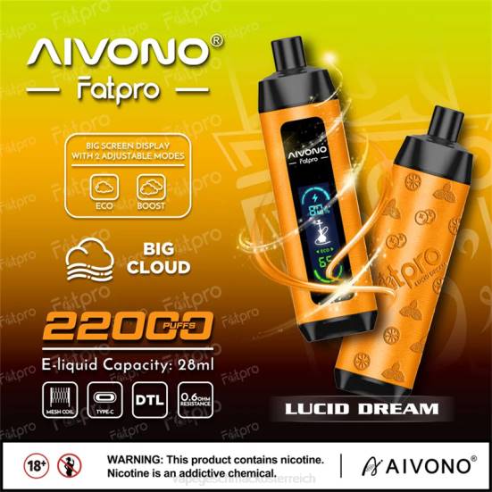 Vape Automat - klarer Traum Aivono Fatpro 22000 400B7