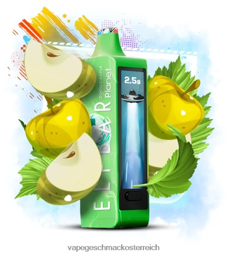 Vape Geschmack - Elf Bar Planet 25000 Doppelapfel F6FB4J14