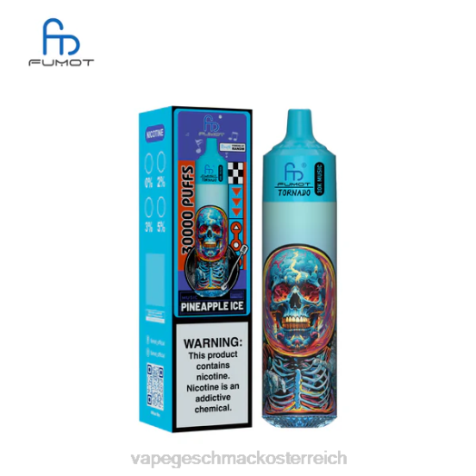 Vape Geschmack - Fumot Tornado 30.000 Musik Ananaseis 080822