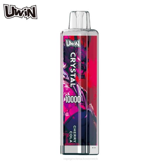 Vape Geschmack - Kirschcola UWIN CRYSTAL 10000 Einweg-Vapes 400B378