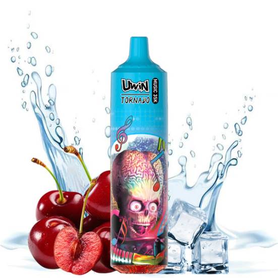 Vape Geschmack - Kirscheis UWIN CRYSTAL 35.000 Einweg-Vaporizer 400B386