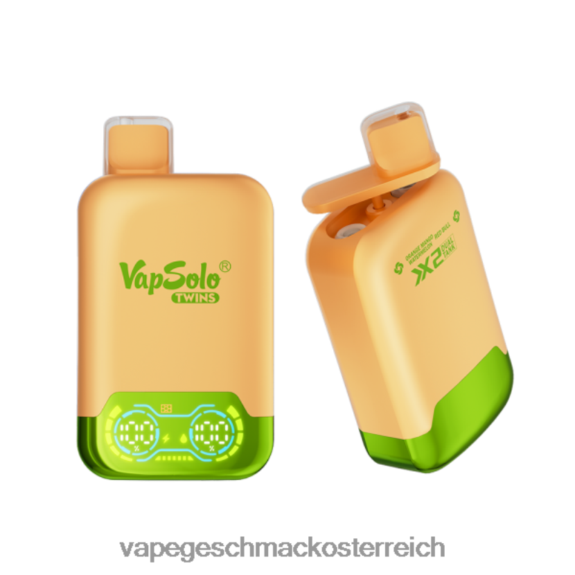 Vape Geschmack - Vapsolo TWINS Einweg-Vapor Orangen-Mango-Wassermelone und Red Bull P268ZR142