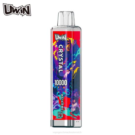 Vape Geschmack - Wassermeloneneis UWIN CRYSTAL 10000 Einweg-Vapes 400B370