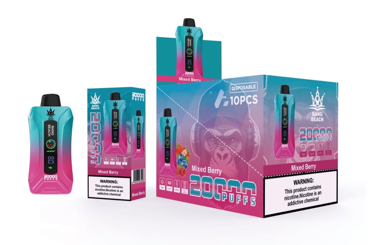 Vape Shop Wien - Bang Beach 20000 Züge Smart Screen Vape 8DTH85 gemischte Beere
