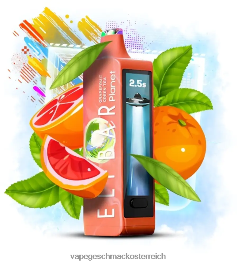 Vape Shop Wien - Elf Bar Planet 25000 grüner Grapefruittee F6FB4J17