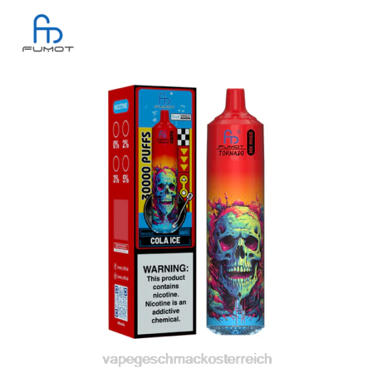 Vape Shop Wien - Fumot Tornado 30.000 Musik Cola-Eis 08089