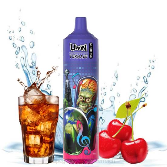 Vape Shop Wien - Kirschcola UWIN CRYSTAL 35.000 Einweg-Vaporizer 400B393