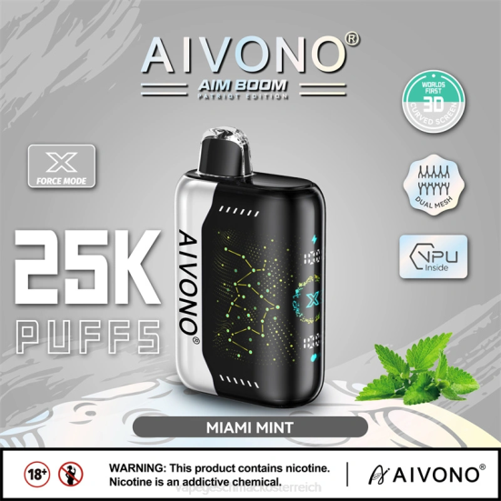 Vape Shop Wien - Miami-Minze Aivono AIM BOOM 25000 400B349