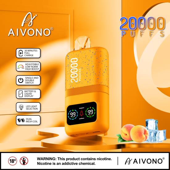 Vape Shop Wien - Pfirsicheis Aivono AIM magic 20000 400B85