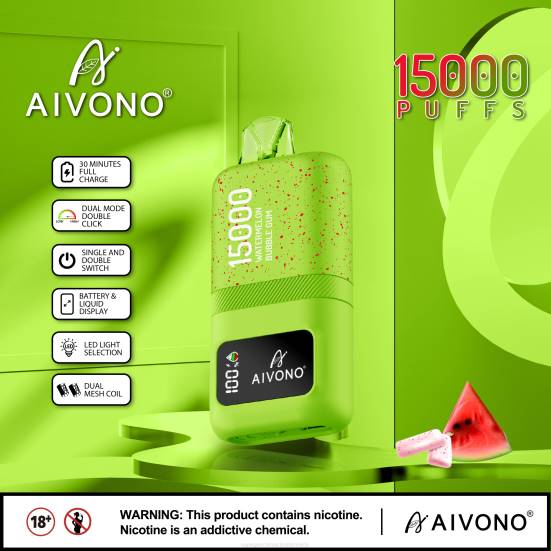 Vape Shop Wien - Wassermelonen-Kaugummi Aivono AIM magic 15000 400B65