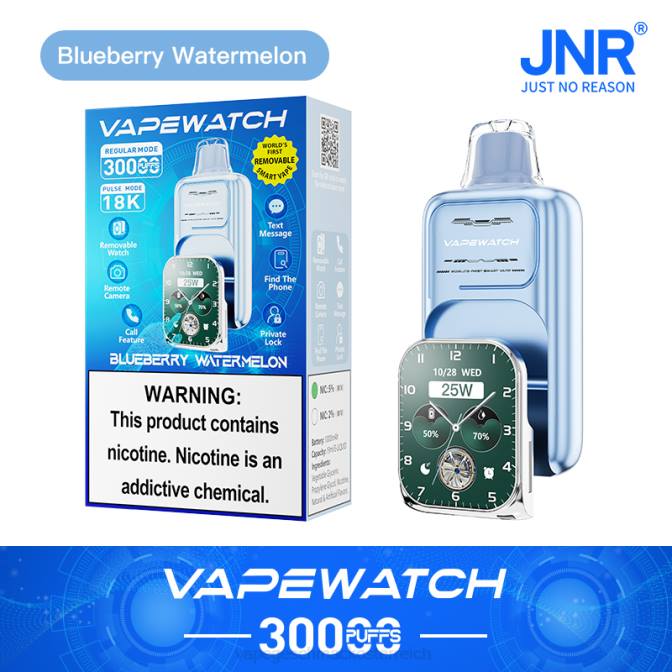 Vape automat - Blaubeer-Wassermelone JNR Vape-Uhr X84J4