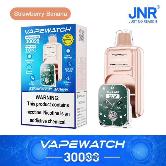 Vape shop wien - Erdbeerbanane JNR Vape-Uhr X84J7