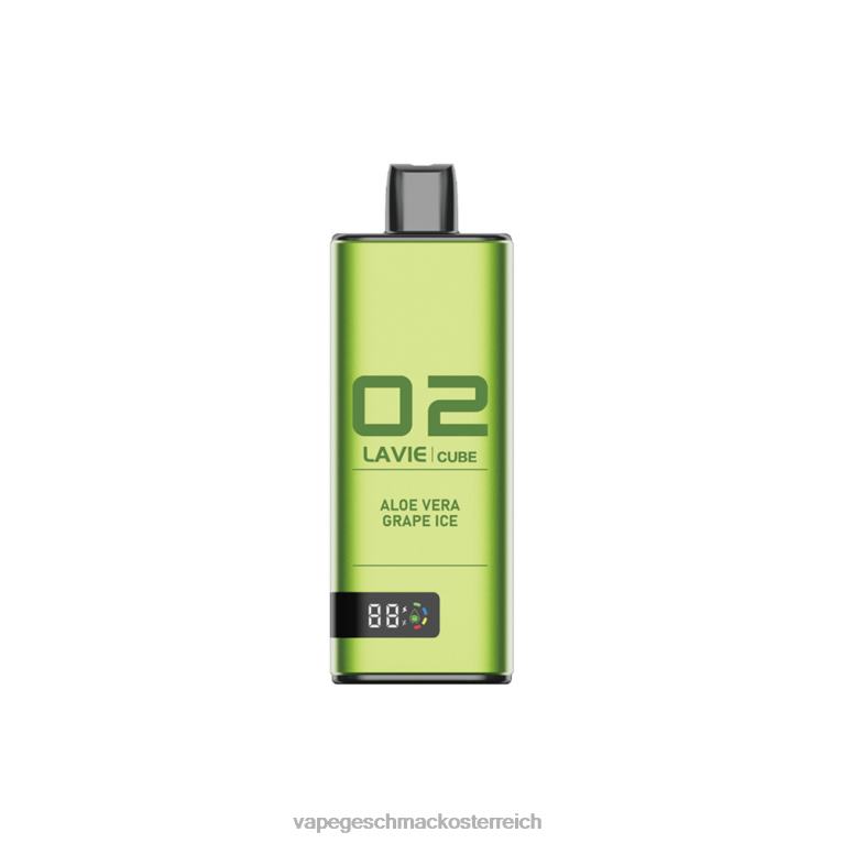 Einweg Vape Österreich - Aloe Vera Traubeneis 0HHN836 LAVIE Cube 20000 Züge
