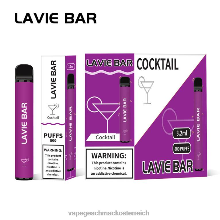 Einweg Vape Österreich - Cocktail 0HHN8312 LAVIE BAR 800 Züge