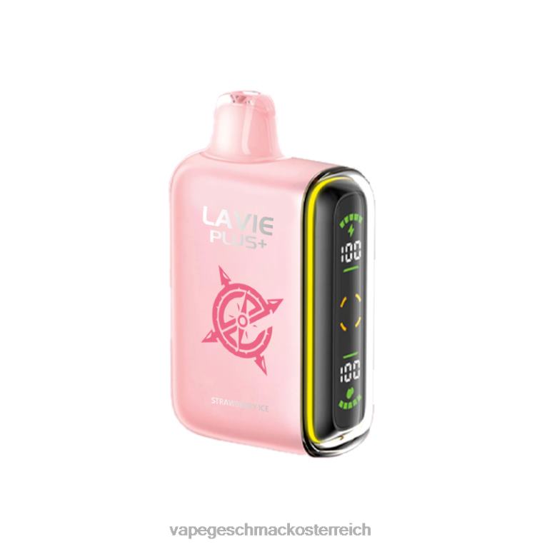 Einweg Vape Österreich - Erdbeereis 0HHN8104 LAVIE PLUS 15000 Züge