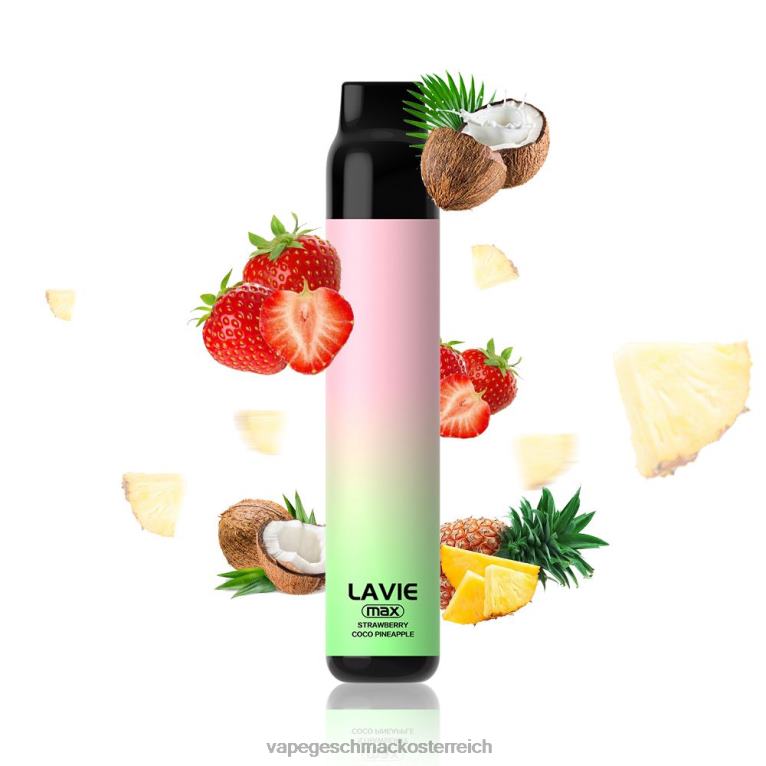 Vape Automat - Erdbeer-Kokos-Apfel 0HHN8283 LAVIE BAR 5000 Züge – max
