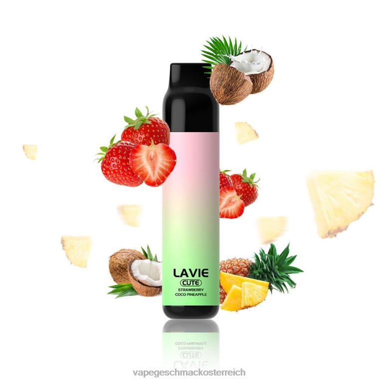 Vape Automat - Erdbeer-Kokos-Apfel 0HHN8291 LAVIE BAR 3000 Züge