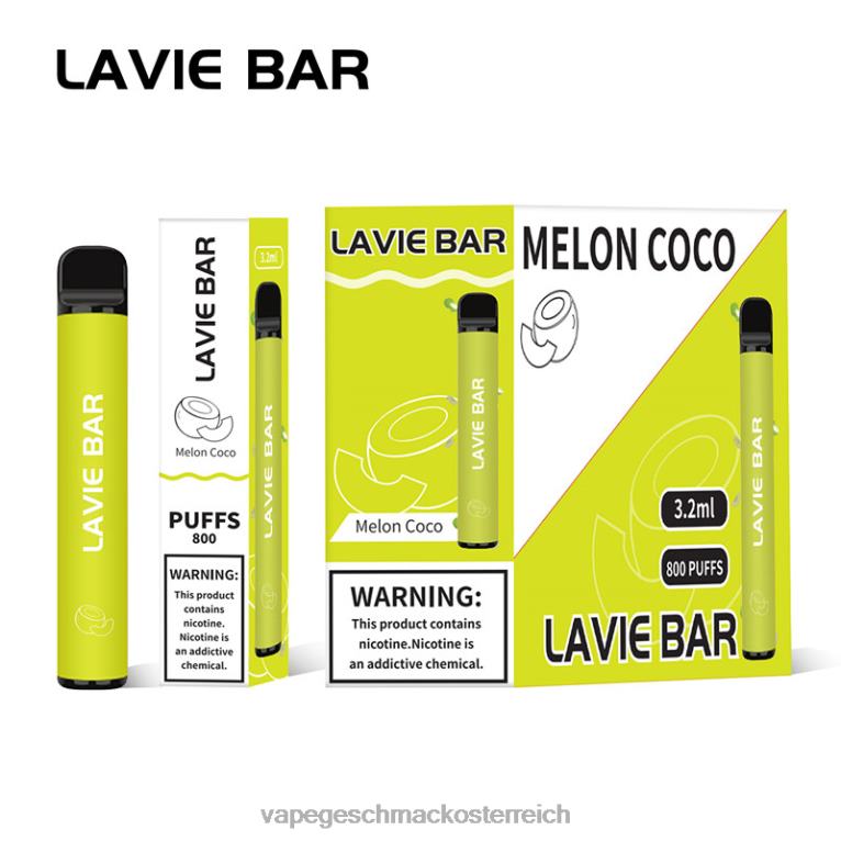Vape Automat - Melone Kokos 0HHN8315 LAVIE BAR 800 Züge