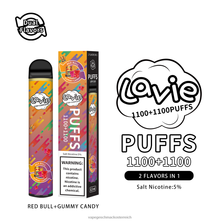 Vape Automat - Red Bull/Gummibonbons 0HHN8299 LAVIE BAR Switch 2200 Züge