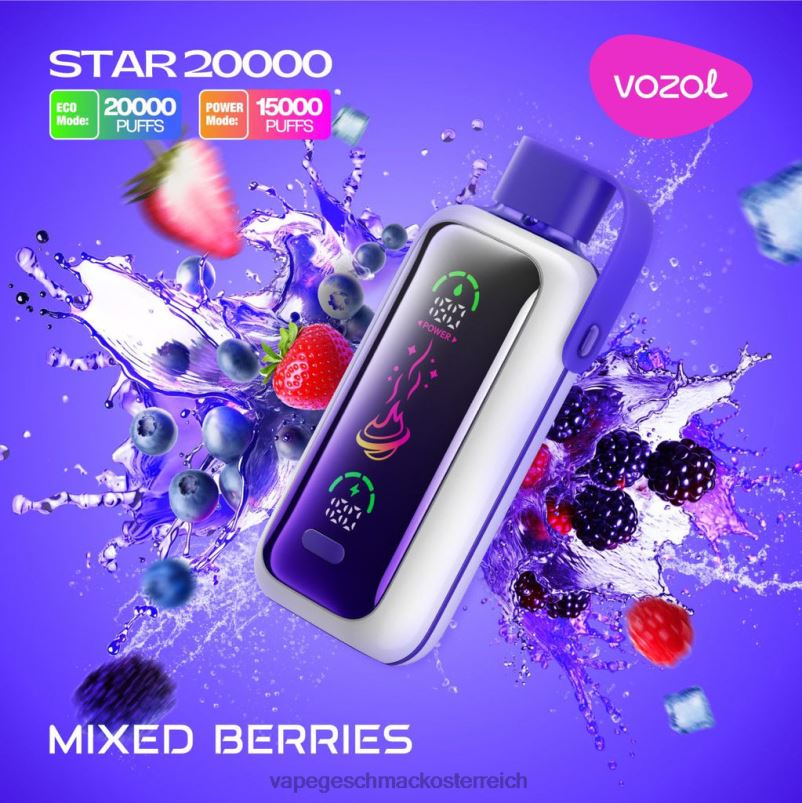 Vape Automat - gemischte Beeren VOZOL STAR 20000 4442214