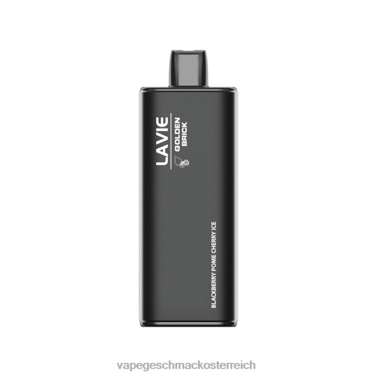 Vape Geschmack - Brombeer-Kernkirscheis 0HHN854 LAVIE GOLDEN BRICK 10000 Züge