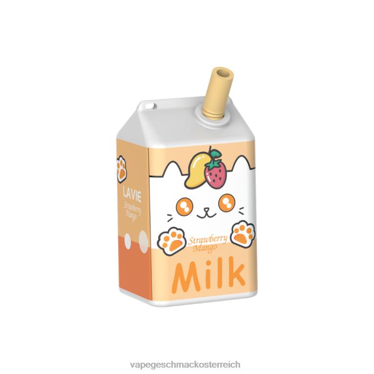 Vape Geschmack - Erdbeer-Mango 0HHN8182 LAVIE MILK 7000 Züge
