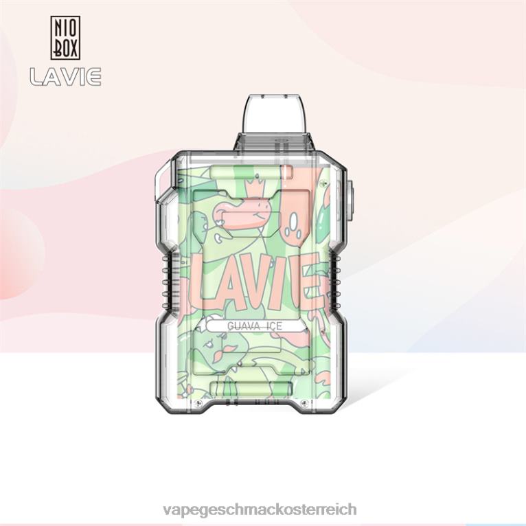 Vape Geschmack - Guaveneis 0HHN8194 LAVIE NIO BOX 9000 Züge