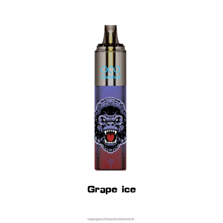 Vape Geschmack - Traubeneis 0HHN8350 LAVIE OCO Karneval 10000 Züge