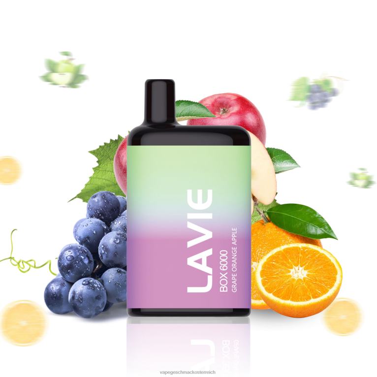 Vape Geschmack - Traubenorangenapfel 0HHN8202 LAVIE BOX 6000 Züge