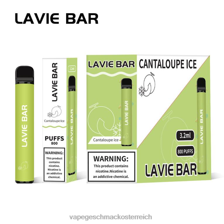 Vape Shop Wien - Cantaloupe-Eis 0HHN8317 LAVIE BAR 800 Züge