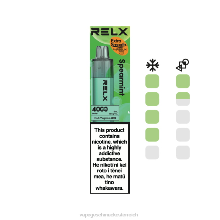 Vape Automat - RELX MagicGo 4000 Einweg-Vaporizer grüne Minze 8RBZ63