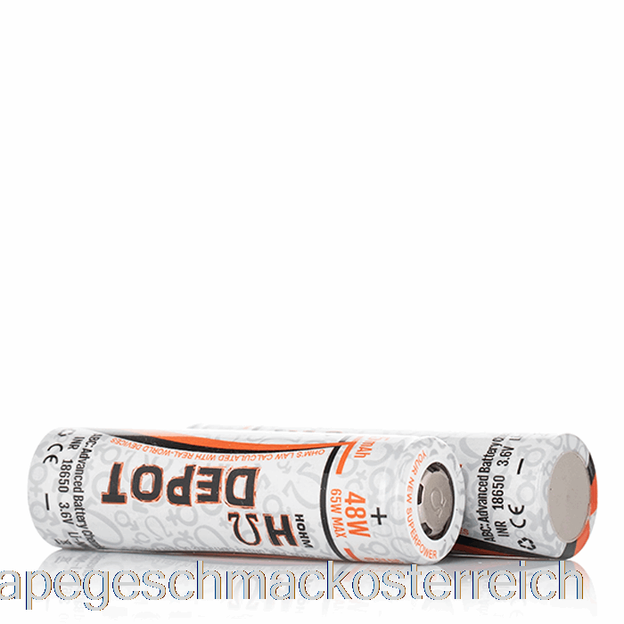Hohm Depot 18650 3005 MAh 16,8 A Akku, Zwei Akkus, Vape-Geschmack