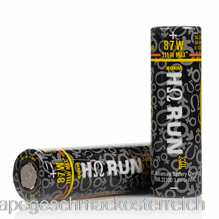 Hohm Tech Run XL 21700 4007 MAh 30,3 A Batterie Einzelbatterie Vape-Geschmack