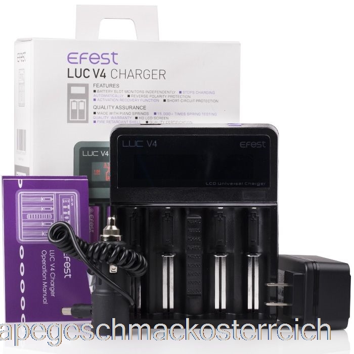 Efest Luc V4 LCD-Ladegerät Vape-Geschmack