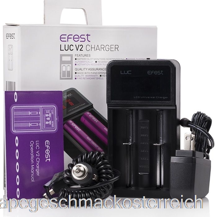 Efest Luc V2 Smart Ladegerät Vape Geschmack