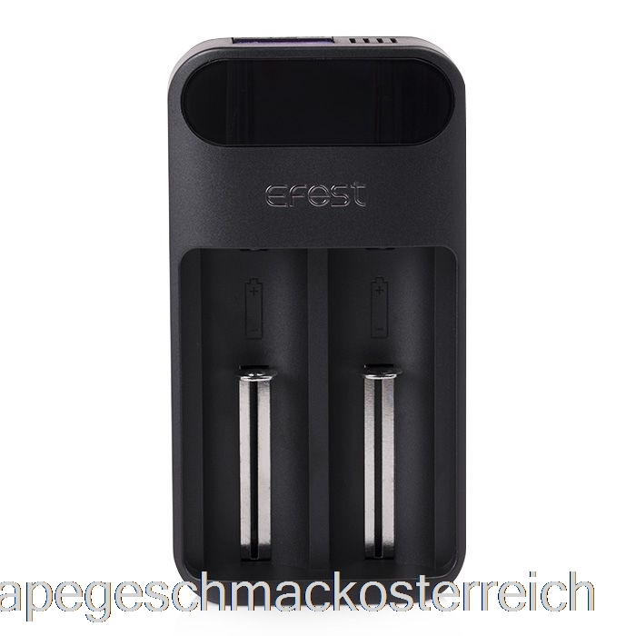 Efest Lush Q2 2-Bay Intelligentes LED-Akkuladegerät Mit Vape-Geschmack