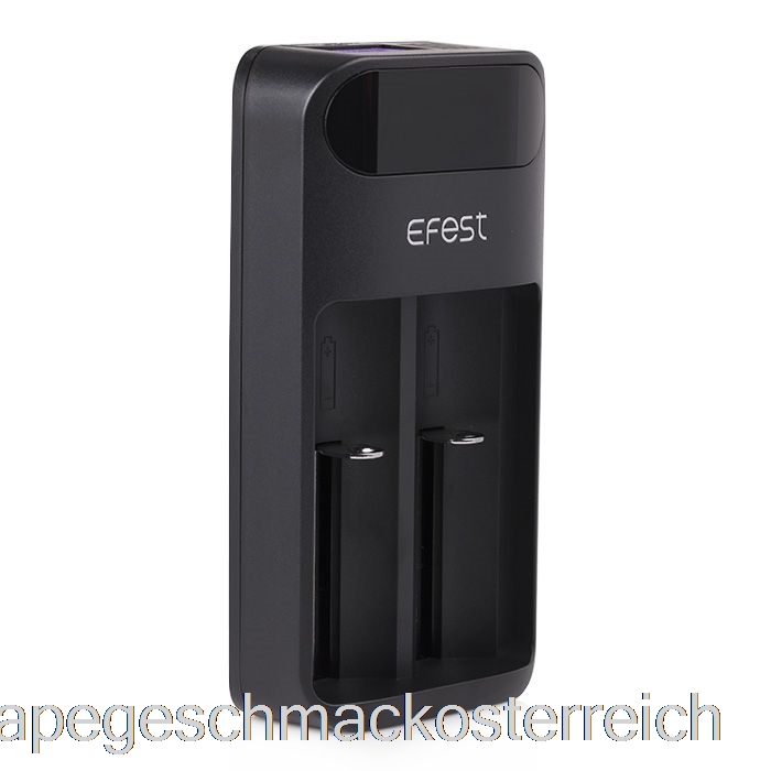 Efest Lush Q2 2-Bay Intelligentes LED-Akkuladegerät Mit Vape-Geschmack